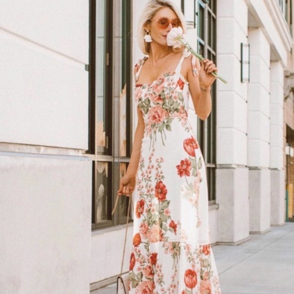 Reformation Nikita Midi Dress In Etienne
